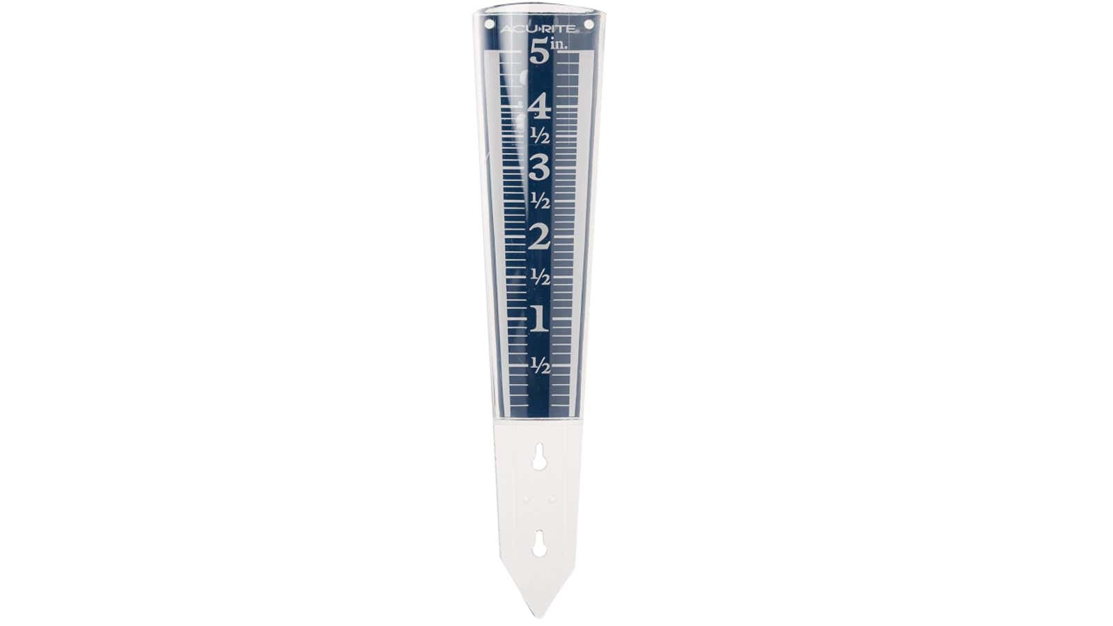 AcuRite 5" Capacity Easy-to-Read Rain Gauge