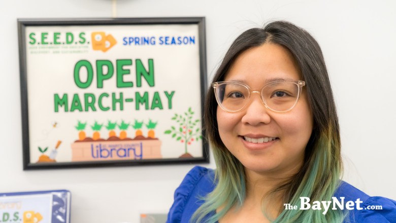 Rini Nguyen, librarian at Leonardtown Library