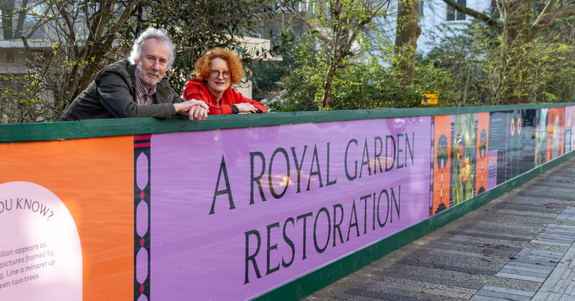 First ‘sign’ of things to come in the Royal Pavilion Garden