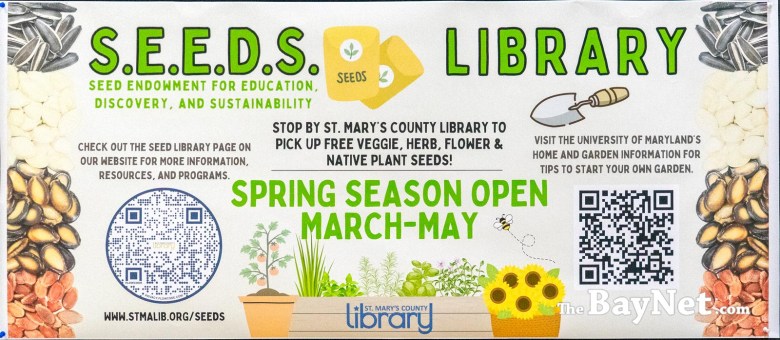 S.E.E.D.S. Library display, Leonardtown Library
