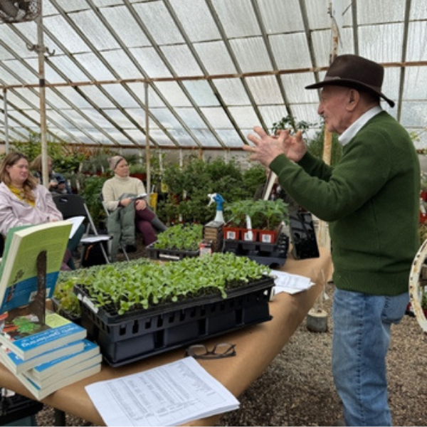Sal Gilbertie leading a seminar on growing from seed - Contributed photo