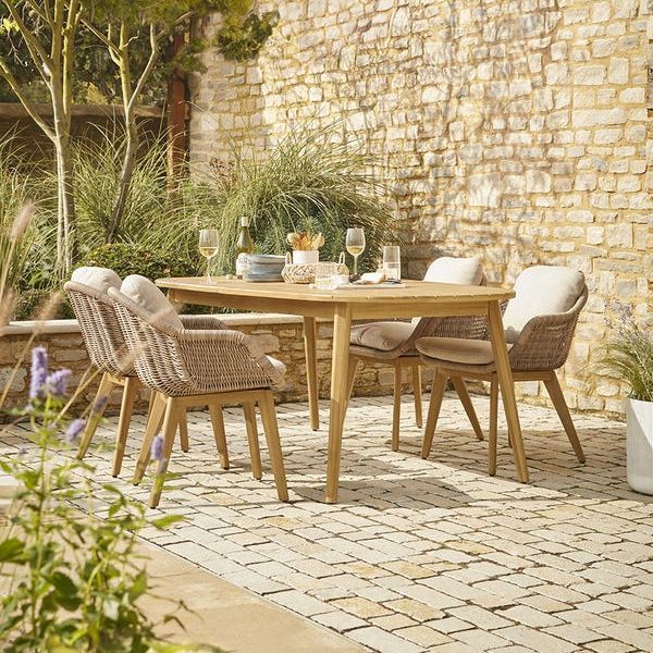 Cox &amp; Cox, Extendable Acacia Dining Table
