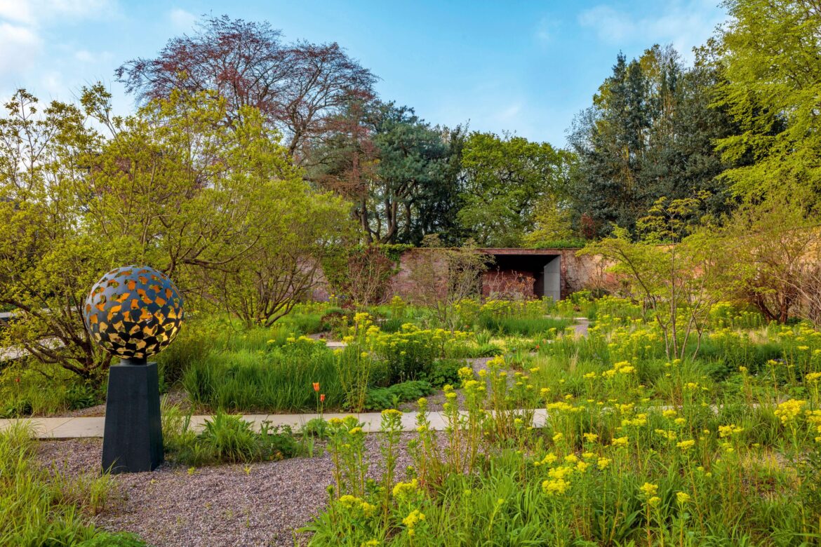 The garden at Cogshall Grange: ‘A modern work of art, combining shapeliness and serenity’ The garden at Cogshall Grange: 'A modern work of art, combining shapeliness and serenity'