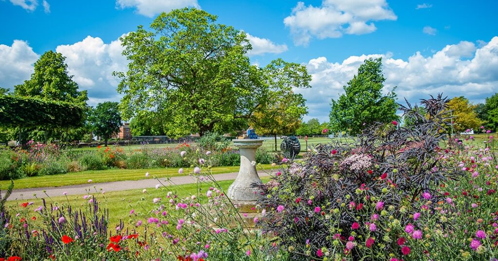 Spring in the gardens - Tonbridge School