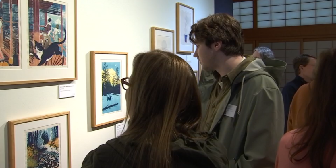 Traditional woodblock printmaking exhibit opens at Portland Japanese Garden