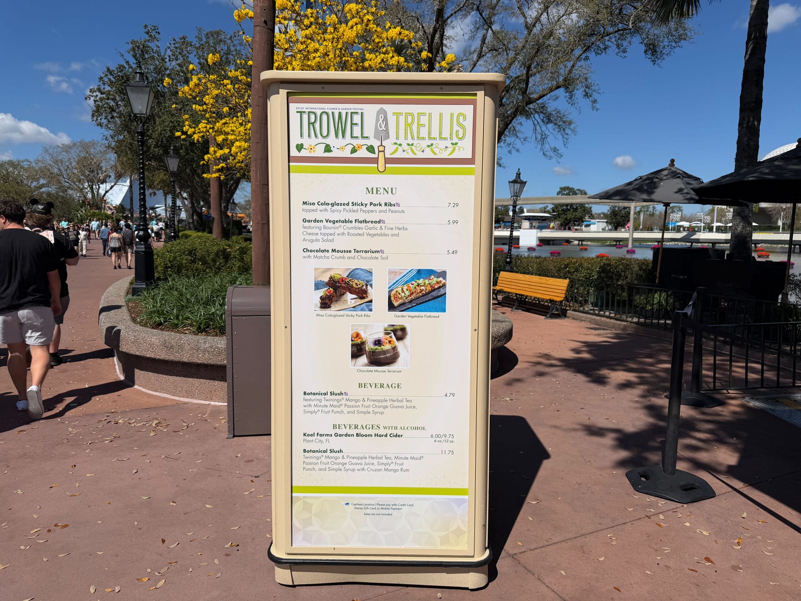 Trowel & Trellis Menu at EPCOT International Festival of the Arts 2026