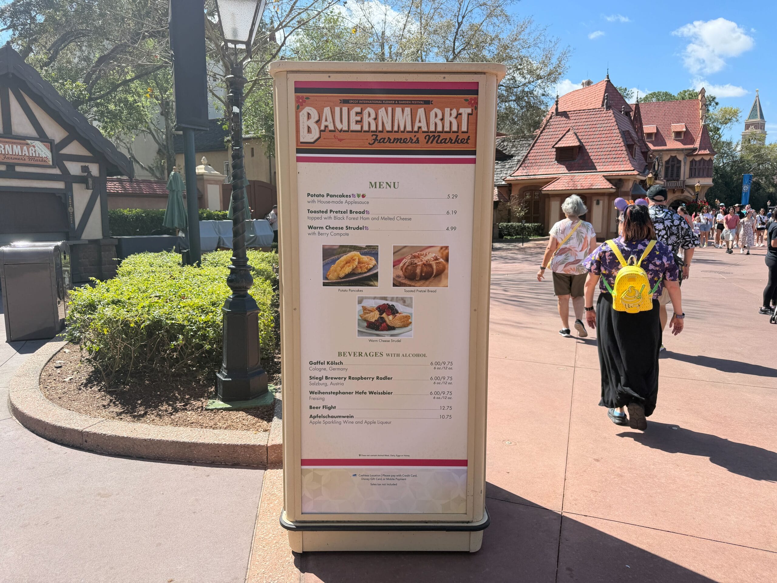 Bauernmarkt Menu at EPCOT International Festival of the Arts 2026