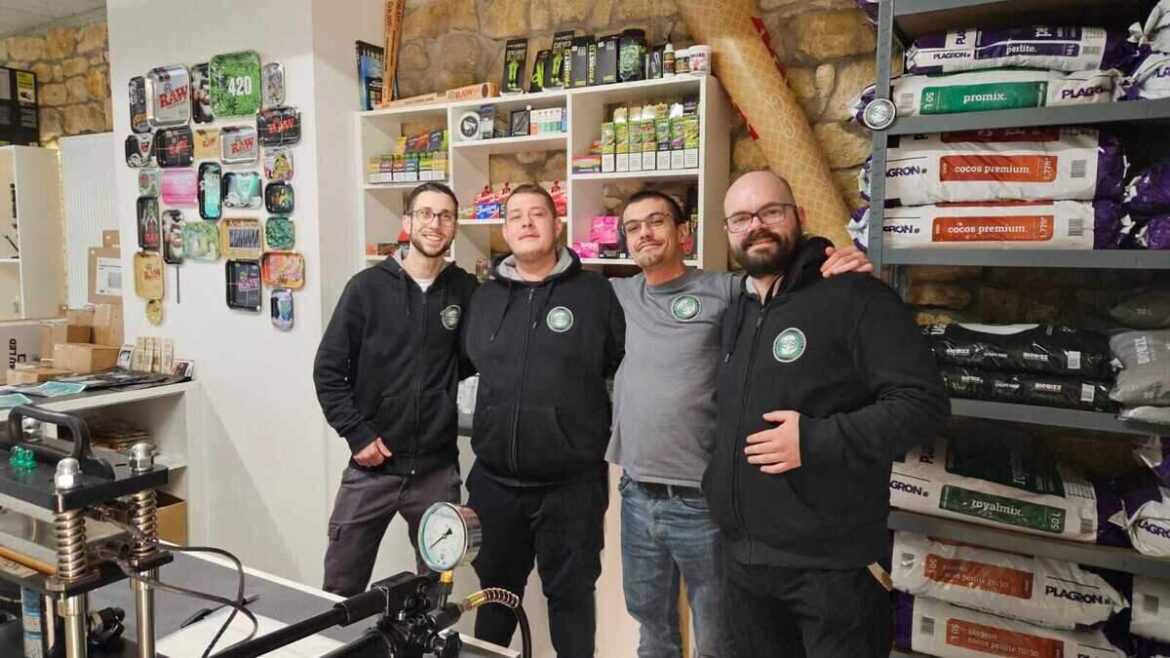The four entrepreneurs, left to right: Pedro Miguel Figueriedo Baptista, Andy Anthony,Harley Miguel de Jesus Panoias and Rui Filipe Jesus Araujo.