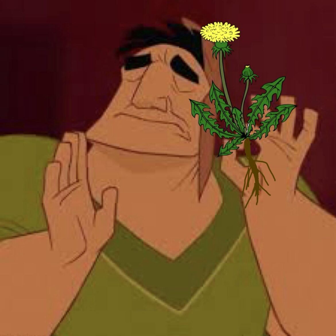 When you pull the weed, root and all.