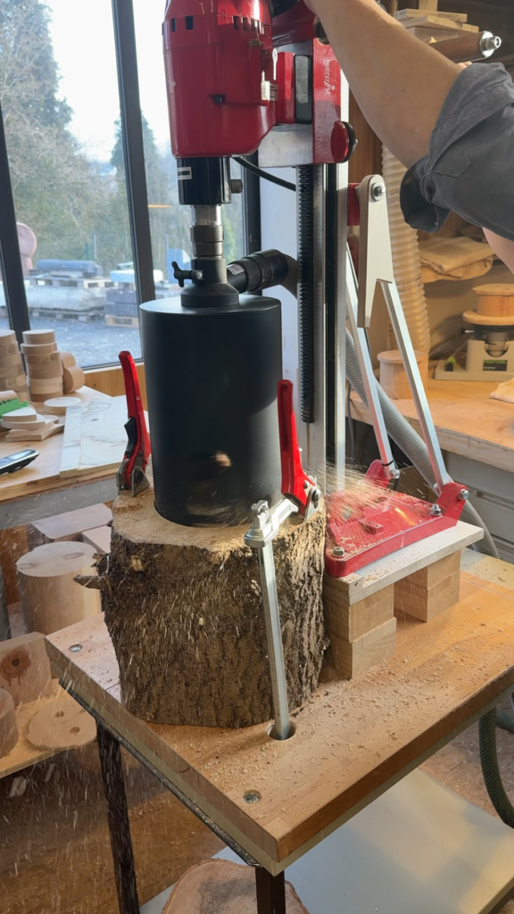 Slightly absurd tool for birdhouses
