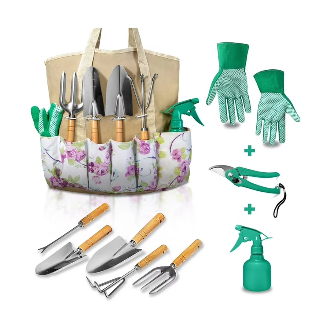 Alljoy 9-Piece Garden Tool Set