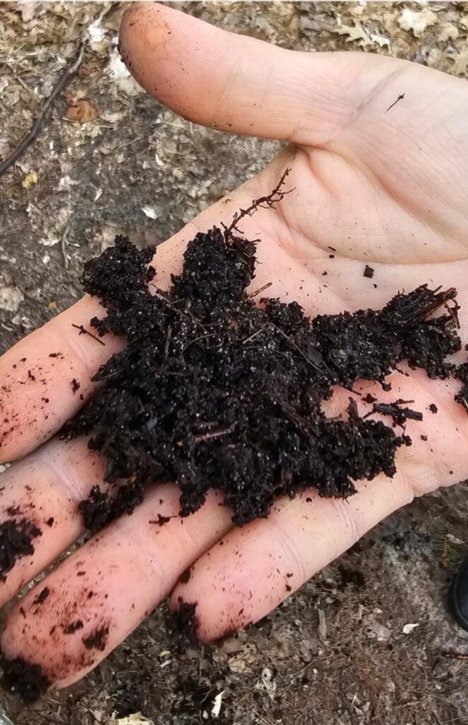 What do I need to add to this composted material?