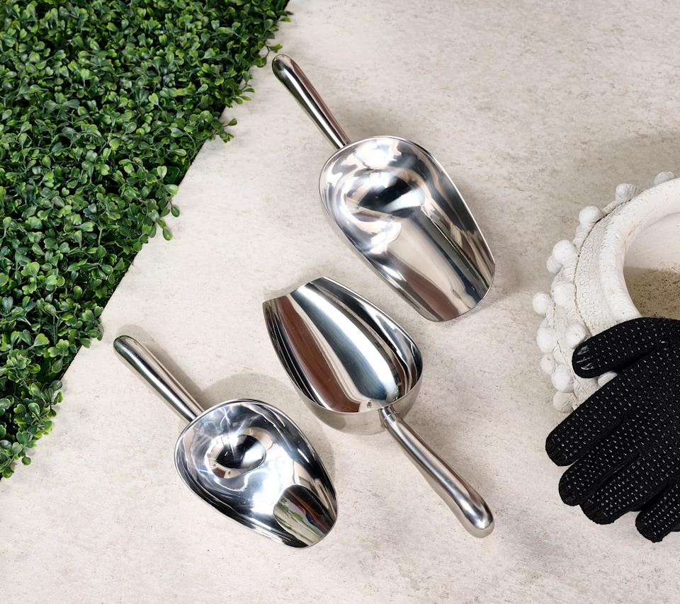 Martha Stewart Set of 3 Garden Soil Scoop Set - Qvc.com