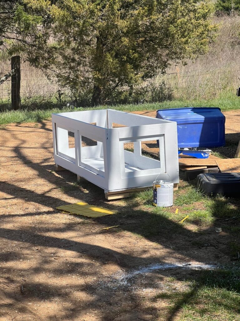 I took a crate home to make a potato planter but my wife pointed out that it would make a neat little quail hutch. Now I’m feeling indecisive on which direction to take it.
