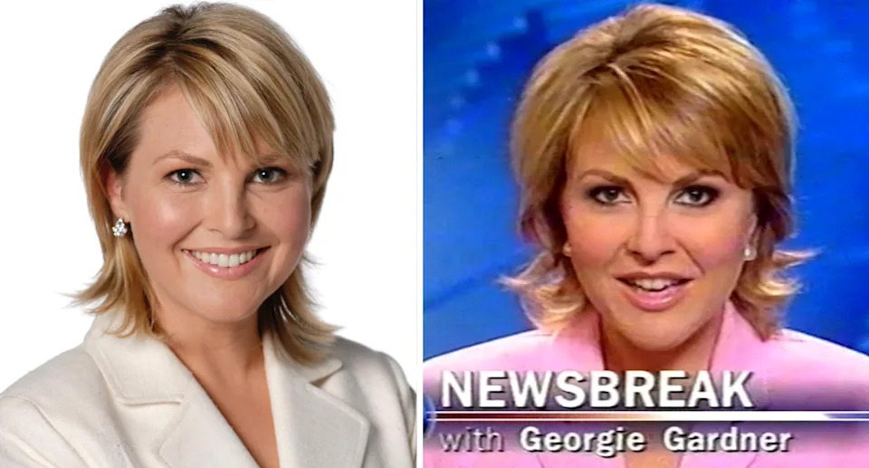 Georgie has been reading the news for Channel 9 for more than a decade. Source: Channel 9