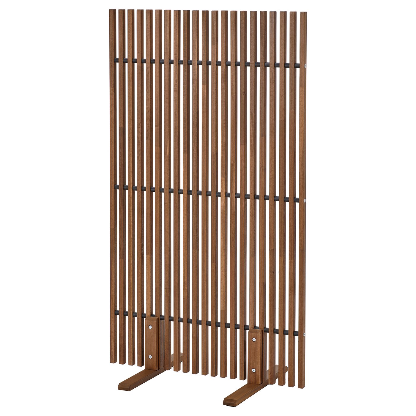 N&Auml;mmar&Ouml; Privacy Screen - Light Brown Stained Indoor/outdoor 140x80x50 Cm