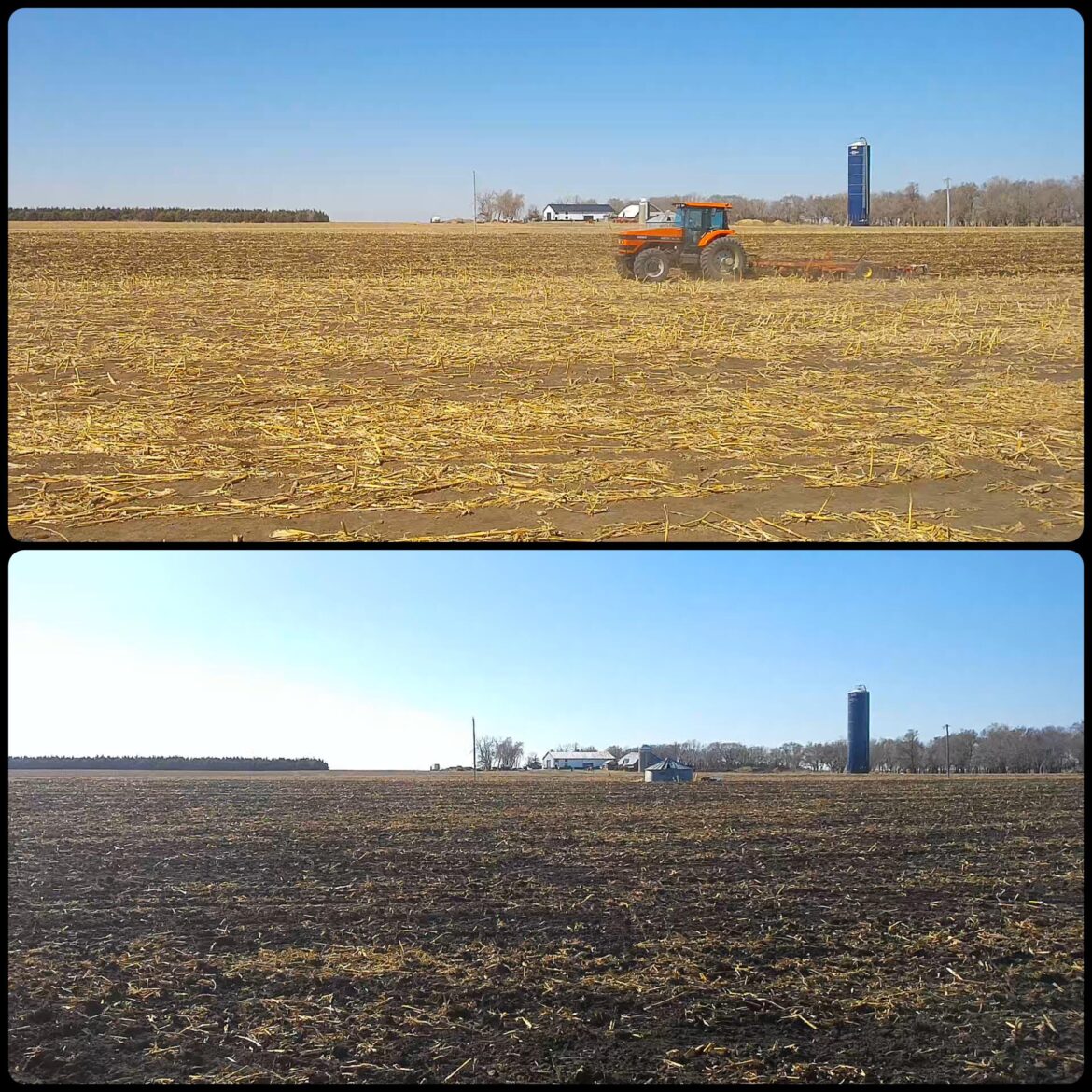It’s starting. Turning 10 acres of crop land into our homestead.
