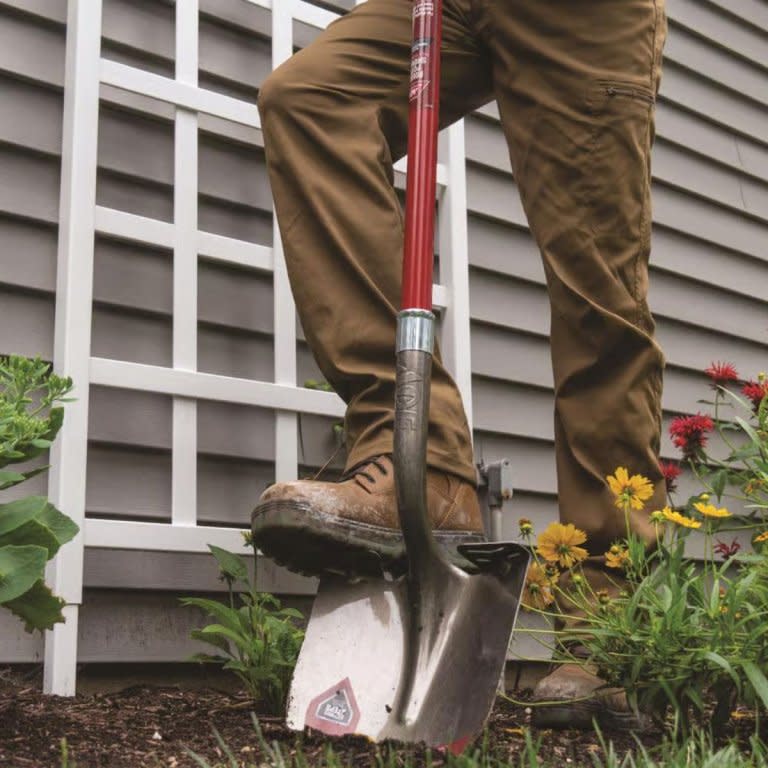 Ace 57.25 in. Steel Round Digging Shovel Fiberglass Handle (1)