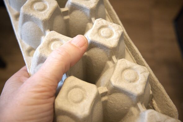 Egg carton from outside