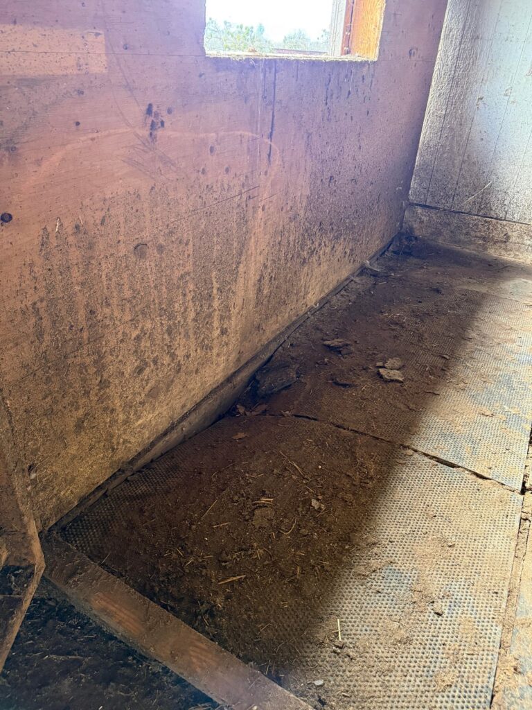 How to fix barn floor?