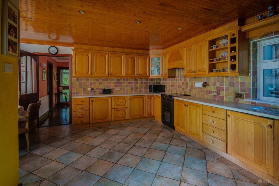 The kitchen at Erindale, Sandy Lane, Blackrock