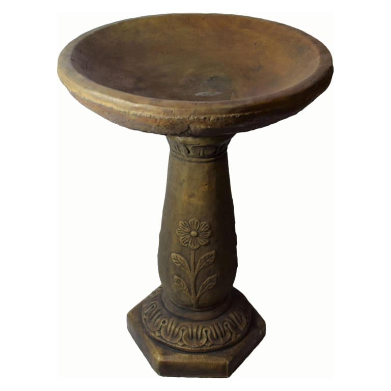 Cottage Garden Shoppable list Stone-Style Birdbath