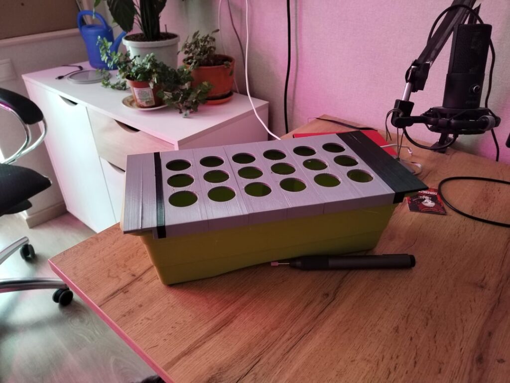 Very cheap design for big hydroponic pot with 3d print