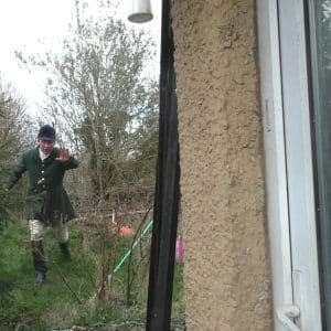 Member of the hunt trespassing on private property 