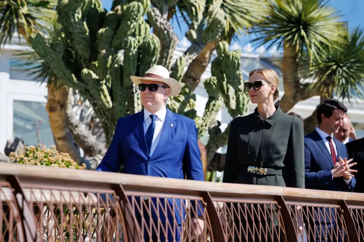 Prince Albert II and Princess Charlene officially re-open Monaco's Exotic Garden