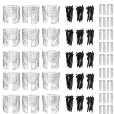 Wire Protectors From Animals - Rustproof Metal Mesh Cages With Ground Stakes Garden Cloche for Vegetables, Flowers Shrubs Keeps Rabbits,squirrels,chickens &amp; Cats Out - Indoor/outdoor Use