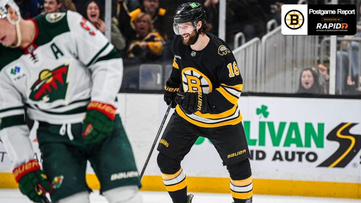 Bruins Beat Wild 6-3 In ‘A Great Team Effort’