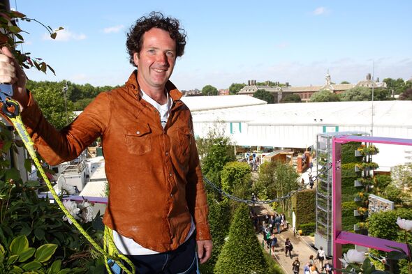 Diarmuid Gavin poses at Chelsea Flower Show Diarmuid Gavin poses at Chelsea Flower Show