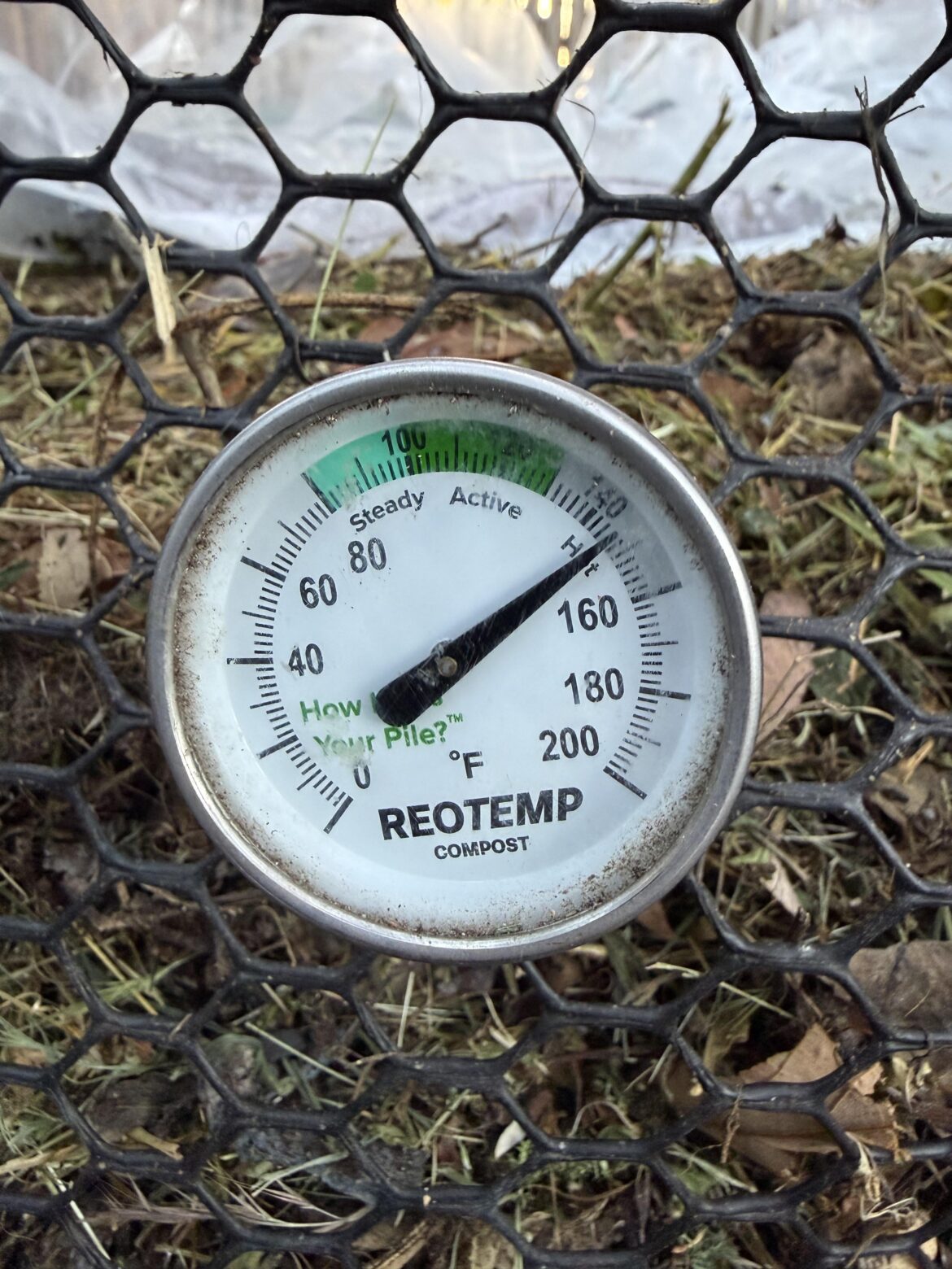 Holy… 147 F and still rising