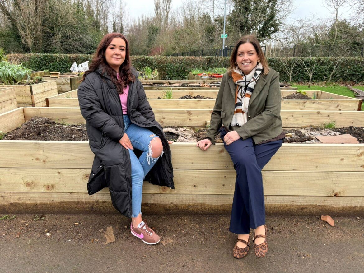 WORK WELCOMED: Councillor Natasha Brennan and Deirdre Hargey MLA