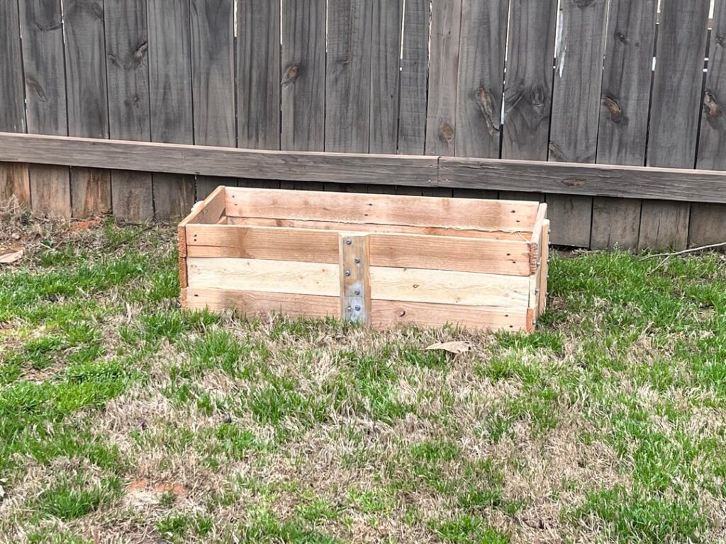 I built a couple planters with free wood