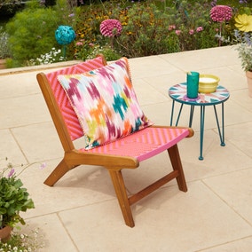 Sophie Robinson Pavilion Carnation and Watermelon Garden Chair