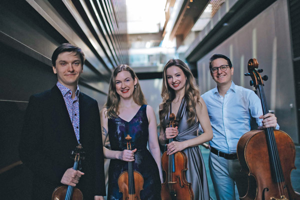 Princeton Symphony Orchestra presents International Award-Winning Erinys Quartet at Trinity Church