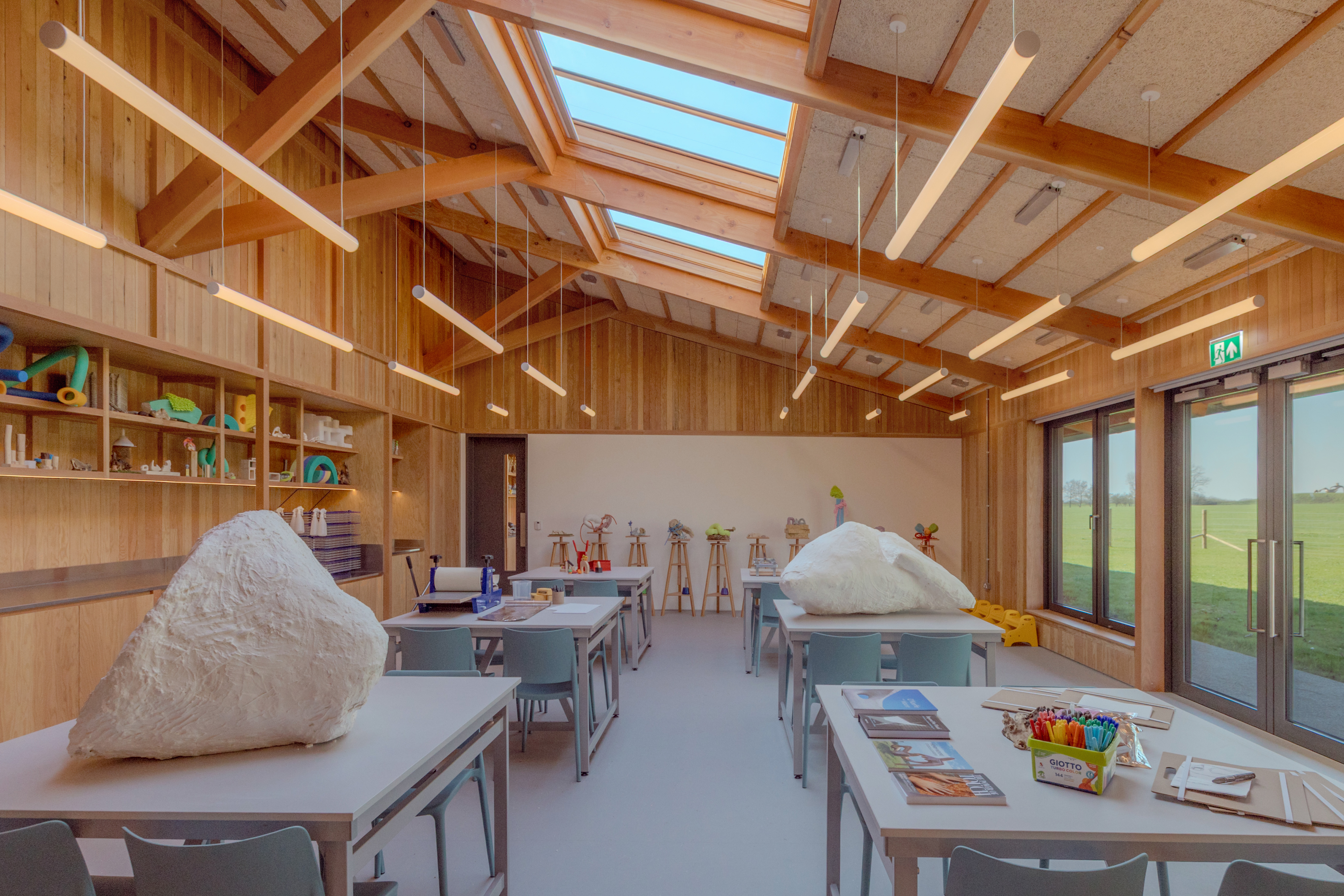 DSDHA Sheep Field Barn at Henry Moore Studios &amp; Gardens