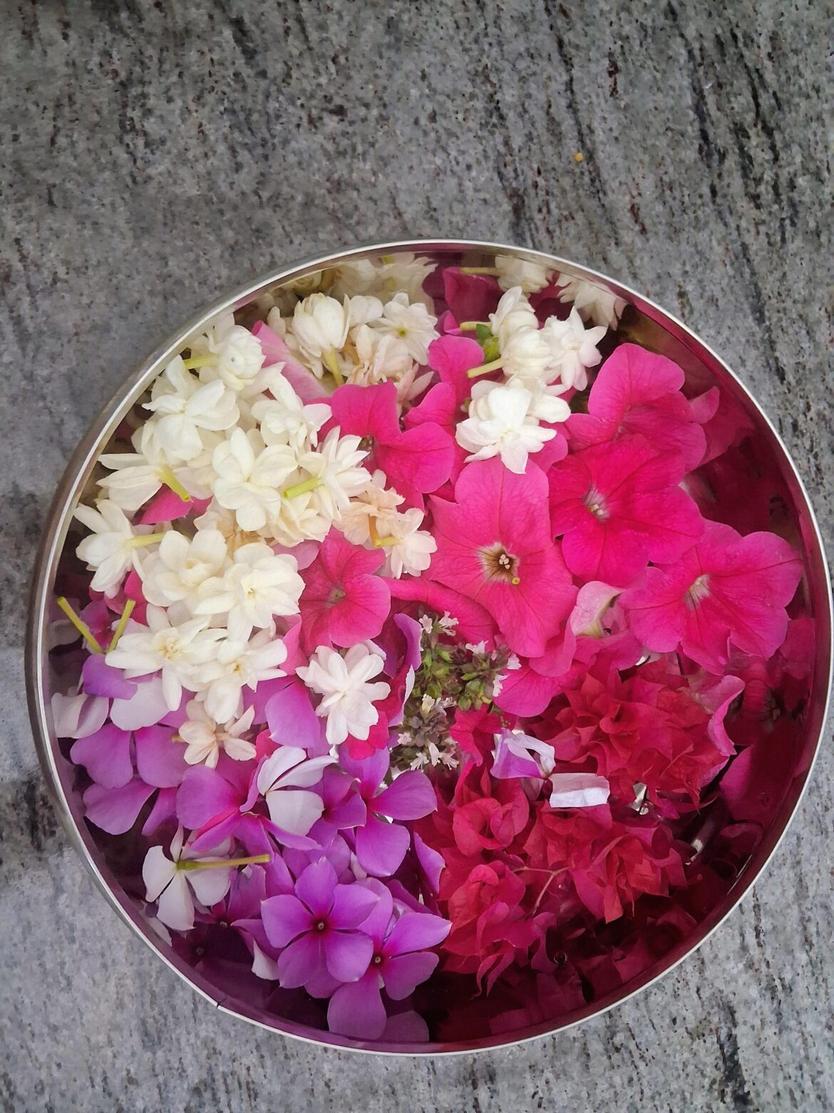 My flower harvest today