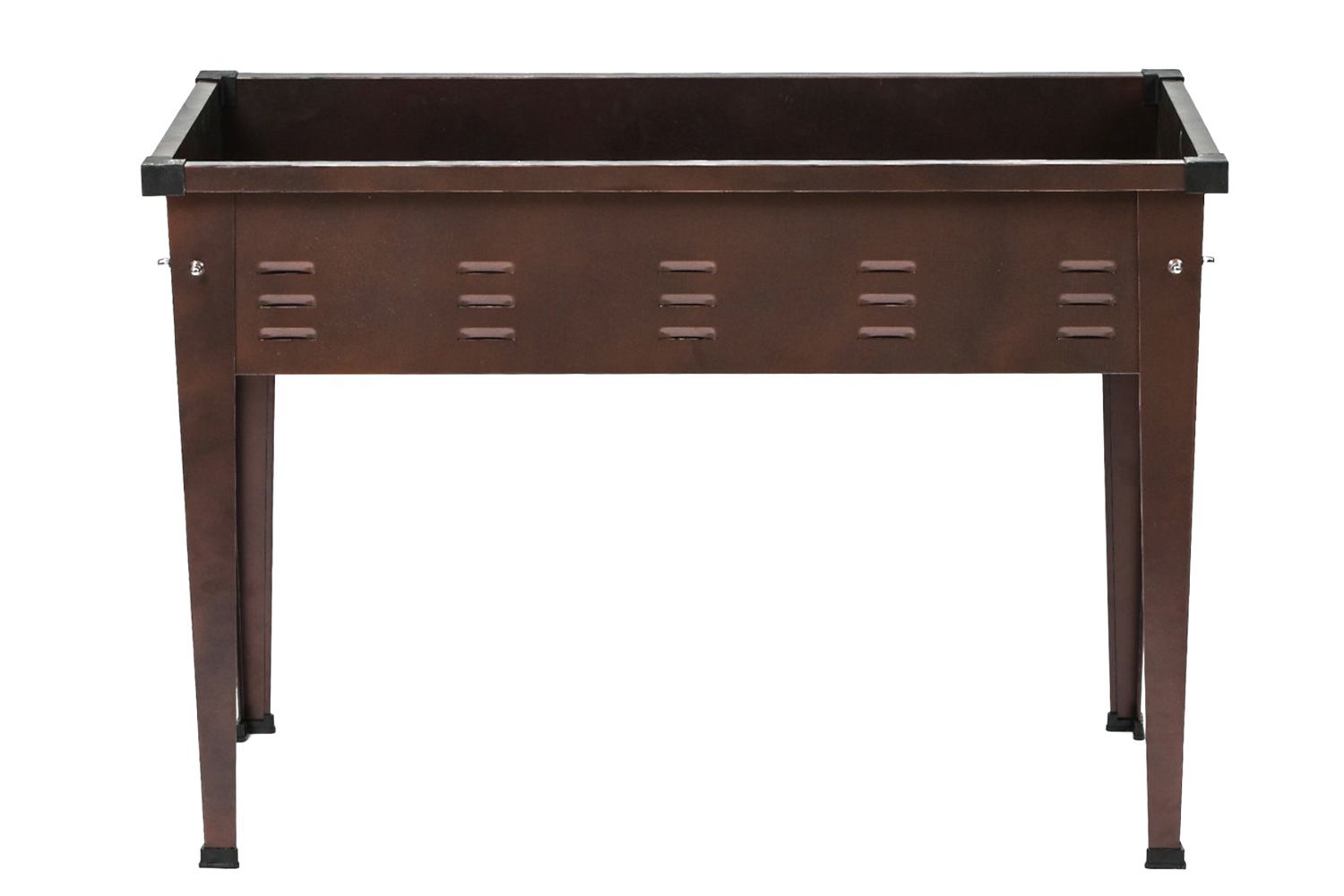 Azaiah 39.57" W Brown Metal Elevated Planter Rectangular Raised Garden Planter By Sol 72 Outdoor™