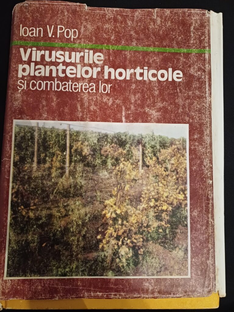 Probably an unusual post, but I wanted to share this Romanian Book from 1988 by Ioan V. Pop about Viruses of horticultural plants and how to combat them, based on research from the 1970s and 1980s.