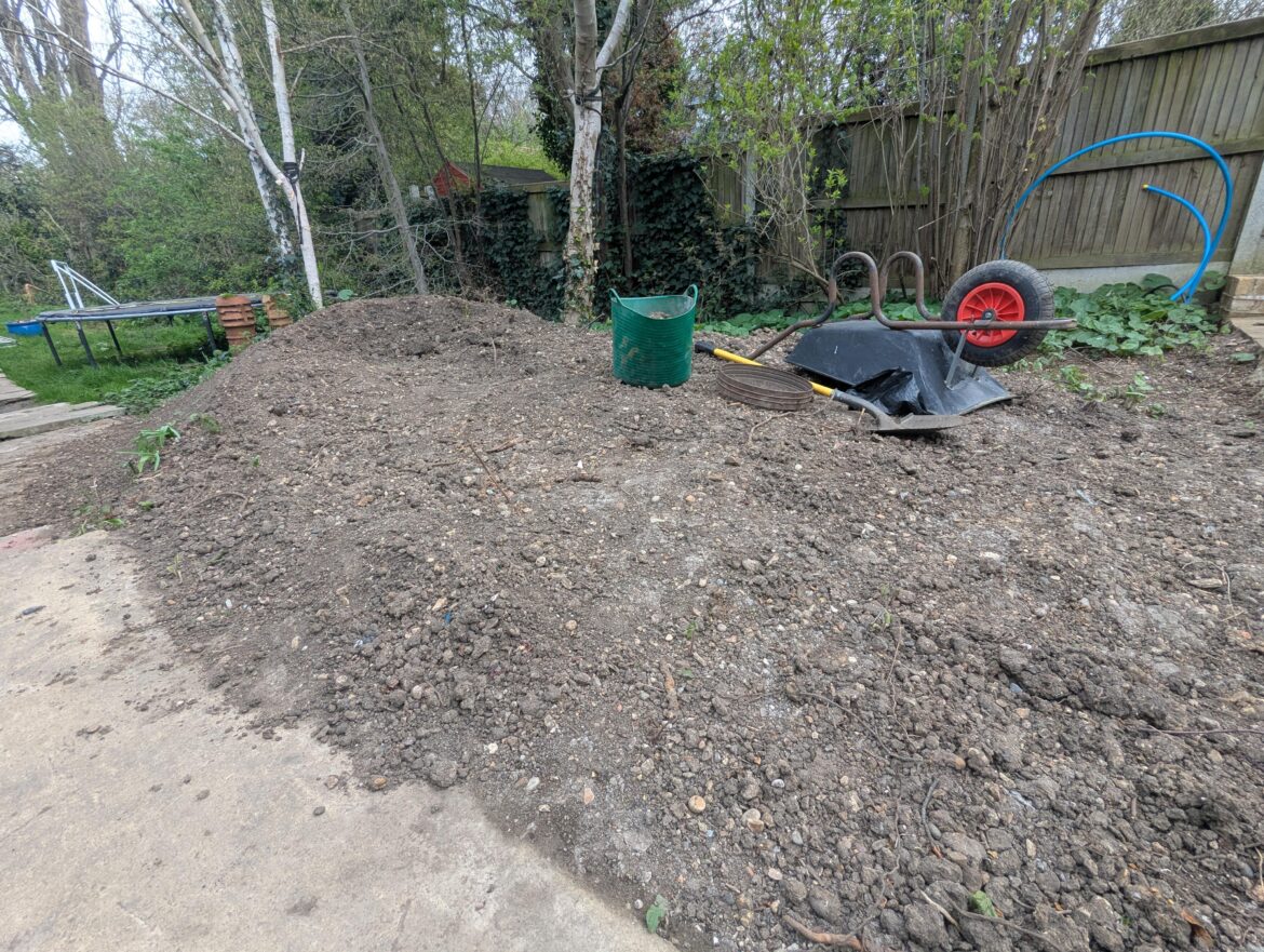 Any ideas on how to remove stones and rubble from this? Any ideas on how to remove stones and rubble from this?
