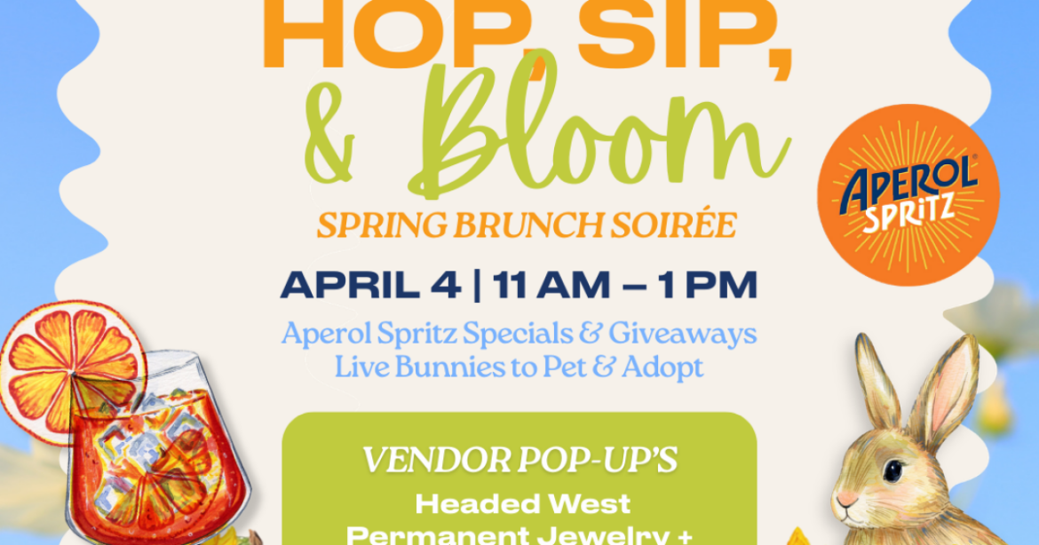 ‘Hop, Sip, & Bloom’ Spring Brunch Party at Wild Hare Bar Garden 'Hop, Sip, & Bloom' Spring Brunch Party at Wild Hare Bar Garden