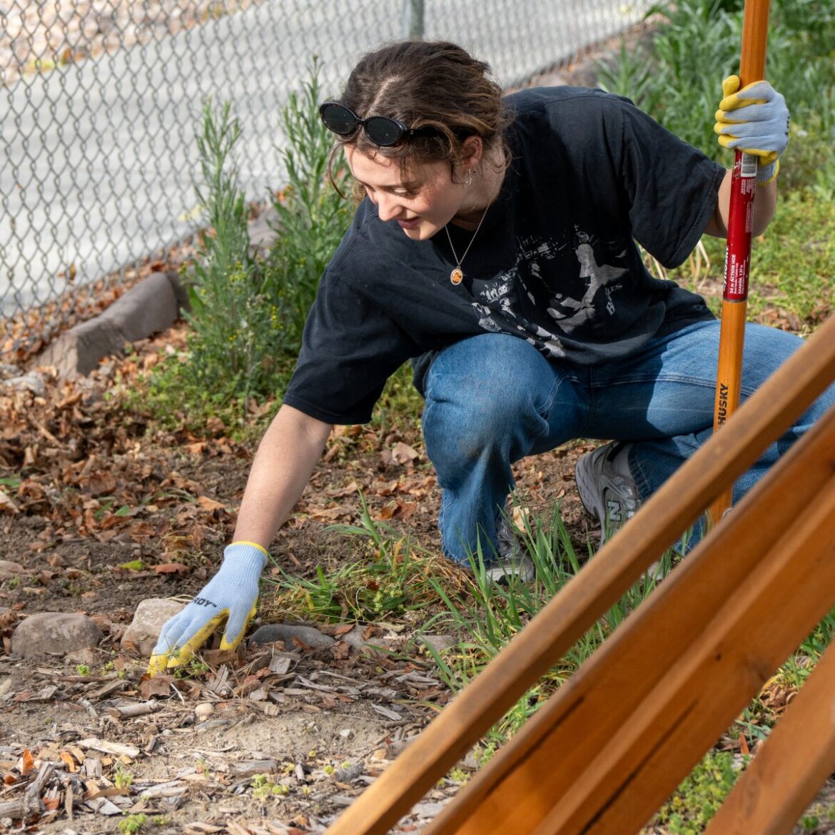 Students, residents come together to prepare Provo gardens for growing season