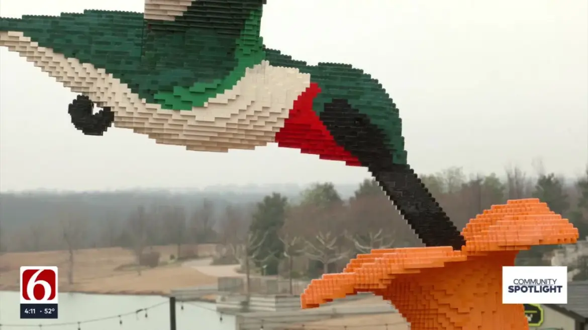 Tulsa Botanic Garden showcases Lego art highlighting nature’s role