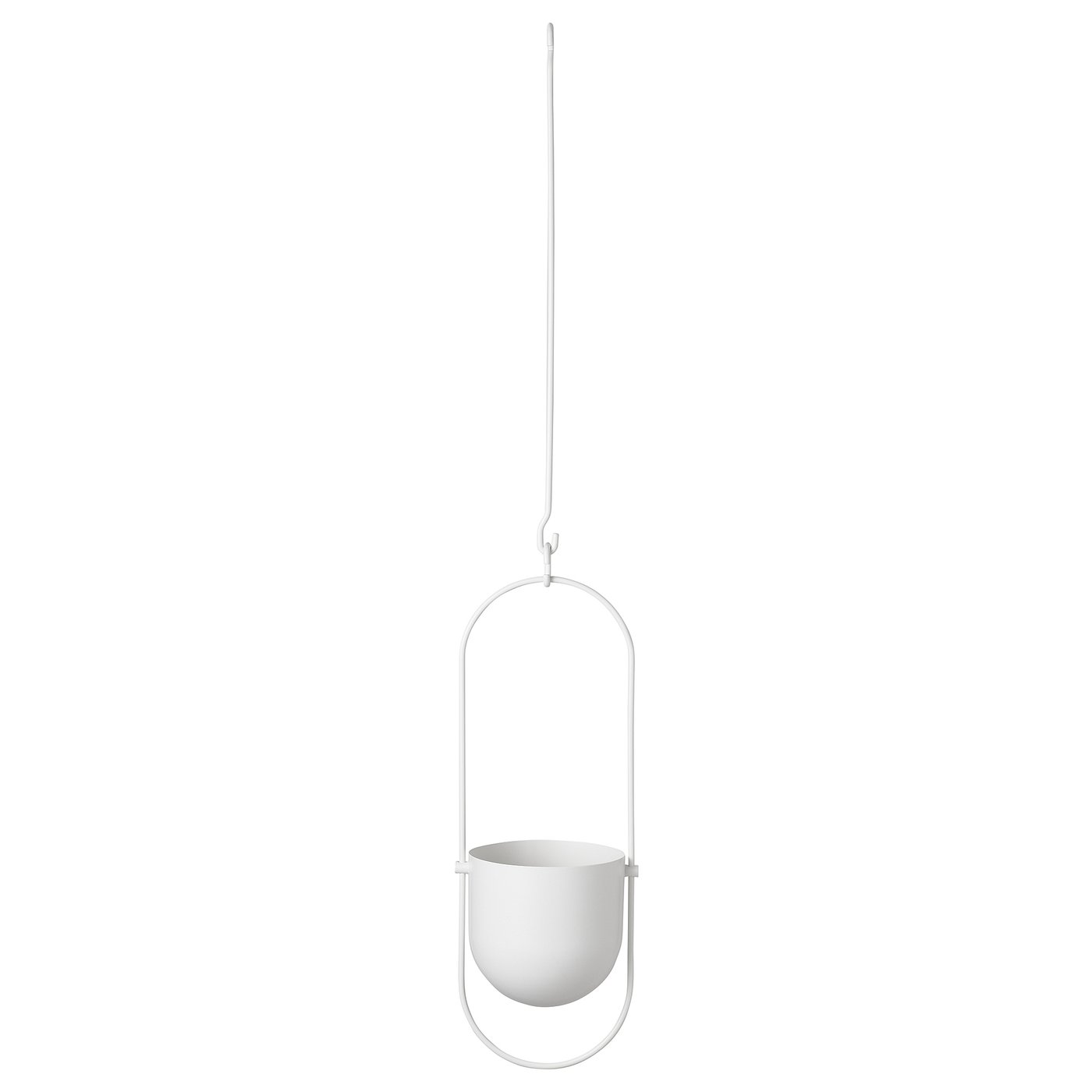 Chilistr&Aring;n Hanging Planter - Indoor/outdoor White 4 &frac34; "