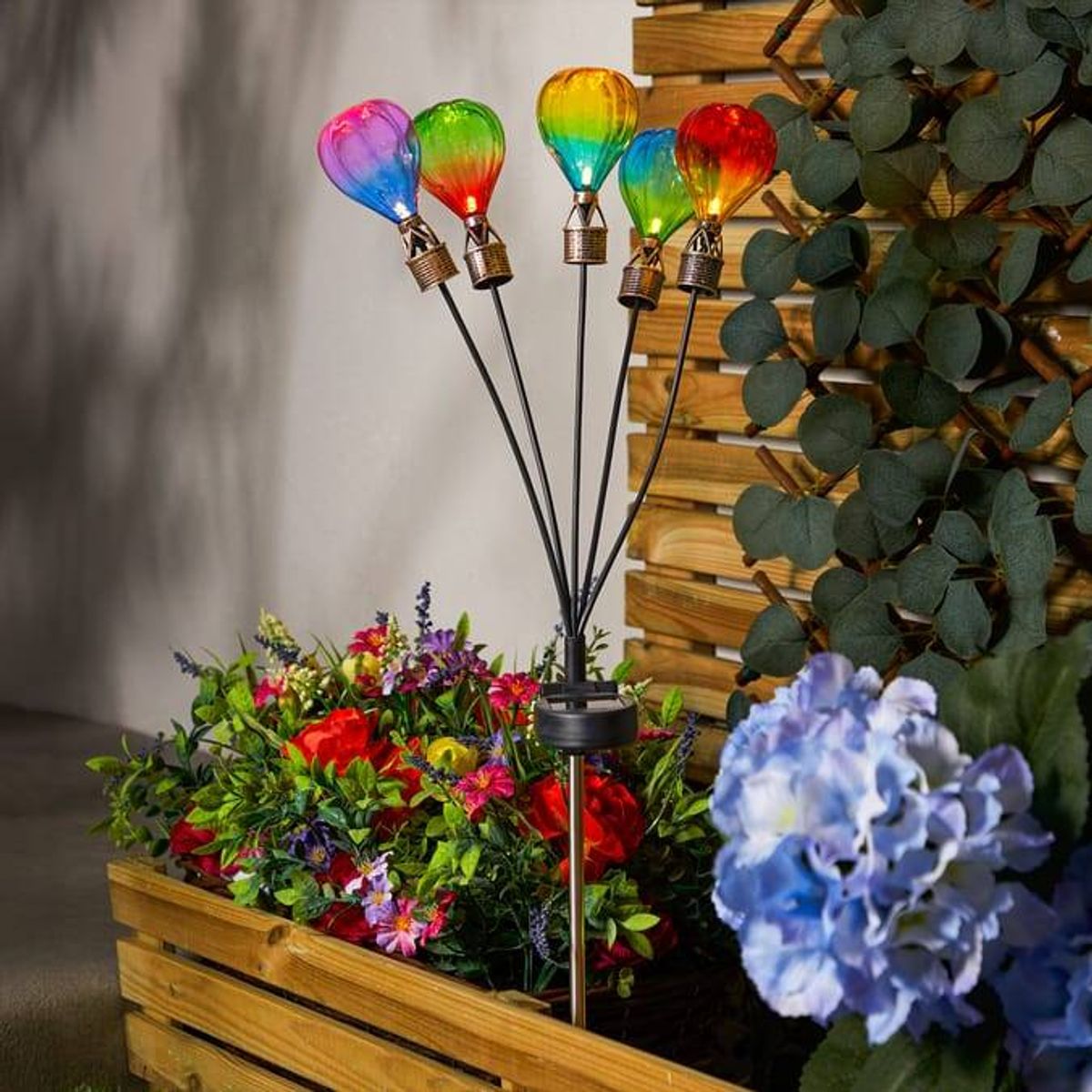 Firefly Solar Light Co Hot Air Balloon Stake Solar Light