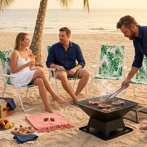Outsetter Folding Beach Deck Chairs.
