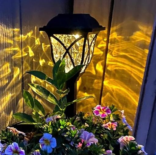 The six-pack of LED lights offer eight hours of light.