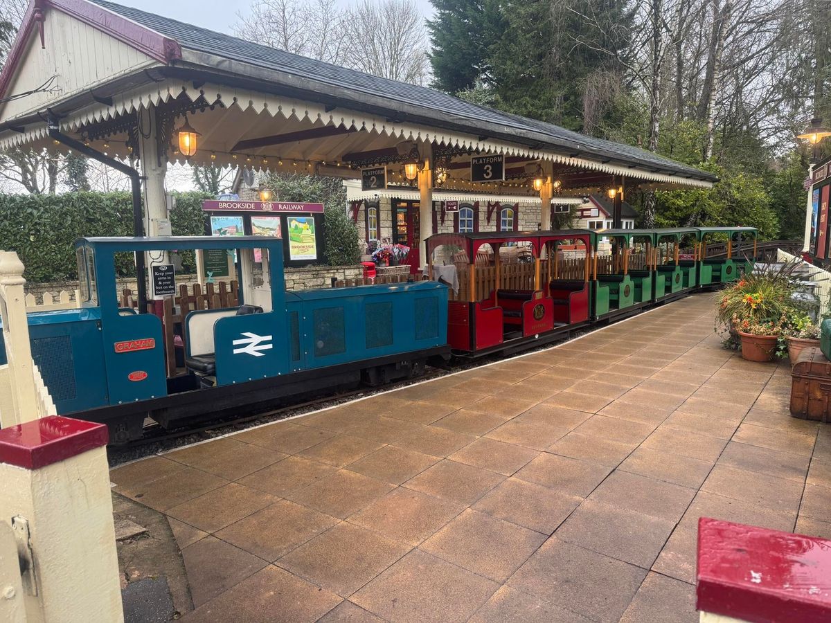 The Miniature Railway costs £2.50 a person and takes in a journey through the garden centre via the likes of a 'Fairy Wood'